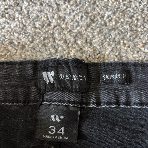 Waimea Skinny Fit Jean Shorts Size 34 - Picture 2 of 4